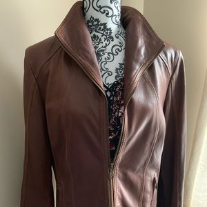 Marc New York Brown Leather Jacket